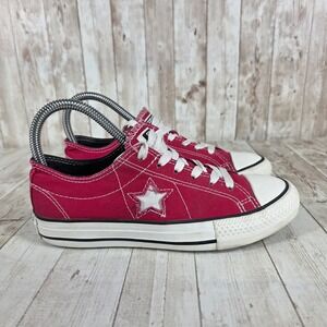 Converse One Star Canvas Low Top Sneakers Fuchsia‎ Pink Women's Size 5.5